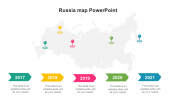 Russia Map PowerPoint Slides For PPT Presentation