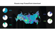 Russia Map PowerPoint Download Instantly