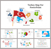Turkey Map For PowerPoint And Google Slides Themes