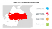 Turkey Map PowerPoint Presentation Slides
