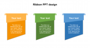 Inspire everyone with Ribbon PPT Design Slide Themes