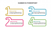 Number in PowerPoint Presentation and Google Slides