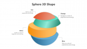 Captivating  Sphere 3D Shape PowerPoint And Google Slides