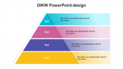 Download neat DIKW PowerPoint Design Templates presentation
