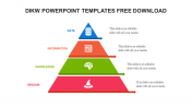 SIMPLE DIKW PowerPoint Template Free Download Slide