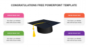 Simple Congratulations Free PowerPoint Template Designs
