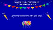 Congratulations Free PowerPoint Template and Google Slides