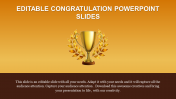 Editable Congratulation PowerPoint Template & Google Slides