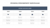 Pending PowerPoint Download Presentation PPT Templates