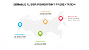 EDITABLE RUSSIA POWERPOINT PRESENTATION map