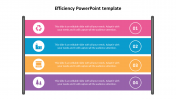 Efficiency PowerPoint Template and Google Slides-4 Node