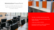 Attractive  Workstation PowerPoint presentation template