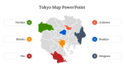 Simple Tokyo Map PowerPoint And Google Slide Template