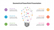 Multinode Geometrical PowerPoint Presentation With Bulb