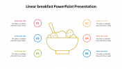 Attractive Linear Breakfast PowerPoint Presentation