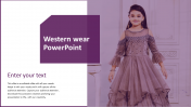 Attractive Western Wear PowerPoint Presentation Design