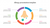 Simple Allergy presentation template slide diagrams
