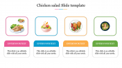 Delicious Chicken Salad Slide Template Designs