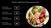 Elegant Chicken Salad PowerPoint Presentation Template