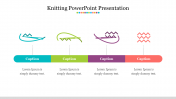 Simple Knitting PowerPoint Presentation Slide Template