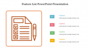Download Feature List PowerPoint Presentation Template