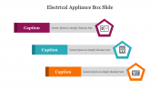 Editable Electrical Appliance Box Slide Presentation
