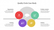 Attractive Quality Circle Case Study Presentation Template