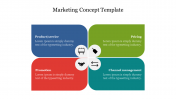 Attractive Marketing Concept Template For Presentation 
