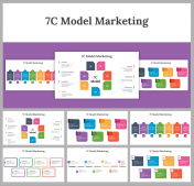 7C Model Marketing PowerPoint and Google Slides Themes