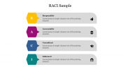 Stunning RACI Sample For Presentation Template Slide 