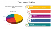 Download Now! Target Market Pie Chart Presentation Slide