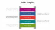 Creative Ladder Template For Presentation Slide Design 
