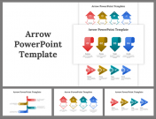 Arrow Gradient PowerPoint and Google Slides Themes