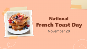 National French Toast Day PPT and Google Slides Templates