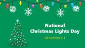 Creative National Christmas Lights Day For Presentation