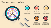 Our Predesigned Target Template PowerPoint Presentation