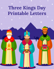 Best Three Kings Day Printable Letters PPT And Google Slides