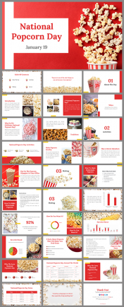 National Popcorn Day PPT And Google Slides Templates