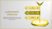 Editable Achievement PPT Presentation  & Google Slides