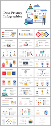 Data Privacy Infographics PPT and Google Slides Themes