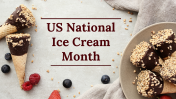 US National Ice Cream Month PPT and Google Slides Templates 