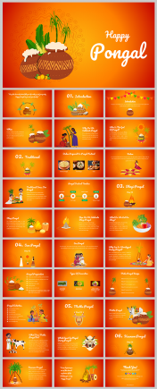 Pongal Festival PowerPoint and Google Slides Themes