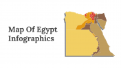 Best Map Of Egypt Infographics PowerPoint Presentation