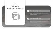 Powerful Case Study PowerPoint Template For Presentation