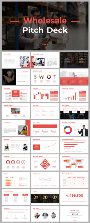 Wholesale Pitch Deck PowerPoint and Google Slides Themes