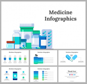 Medicine Infographics PowerPoint And Google Slides Template