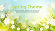 Spring Theme PowerPoint And Google Slides Template