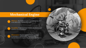 Mechanical Engine PowerPoint And Google Slides Template