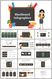 Blackboard Infographics PowerPoint And Google Slides Themes