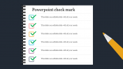 Check Mark Graphic PowerPoint Template and Google Slides